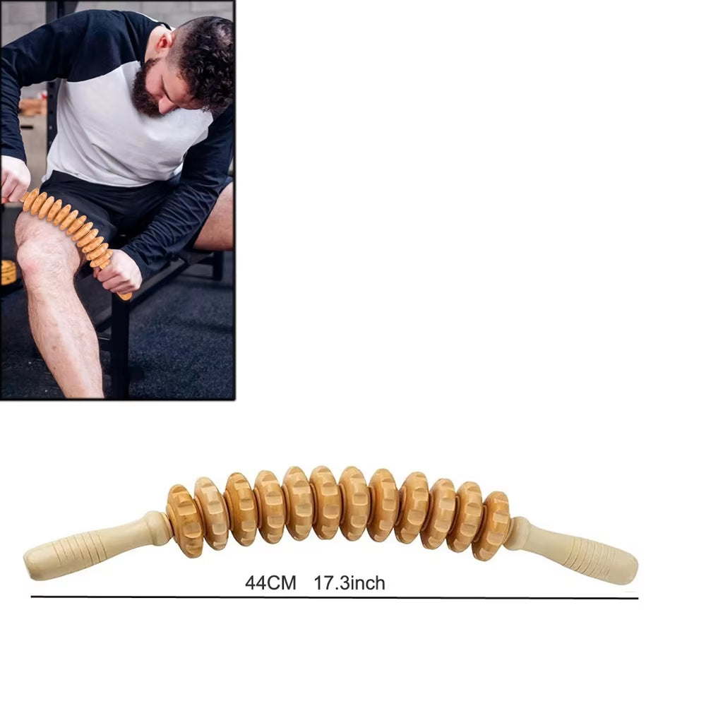 Wood Therapy Massage Tools for Body Shaping,Anti Cellulite Lymphatic Drainage,Professional Wooden Massage for Waist Sculpting