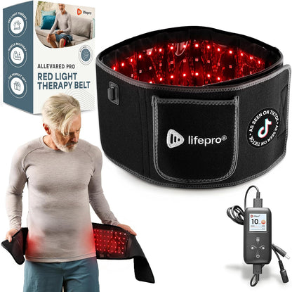 Red Light Therapy Belt - near Infrared Light Therapy & Red Light Therapy for Body, Relaxing Muscle, Inflammation, Improve Circulation - Infrared Therapy or Infrared Light Therapy Device