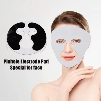 1PC Face Electrode Pads for Digital Therapy Machine Electric Massager Frequency Electric Tens Acupuncture Accessories Sticker