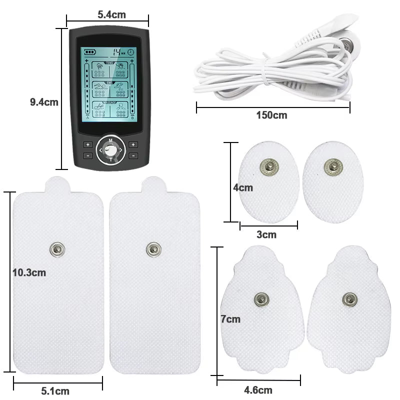 Tens Muscle Stimulator 36-Mode Electric EMS Acupuncture Body Neck Massage Digital Therapy Slimming Machine Electrostimulator