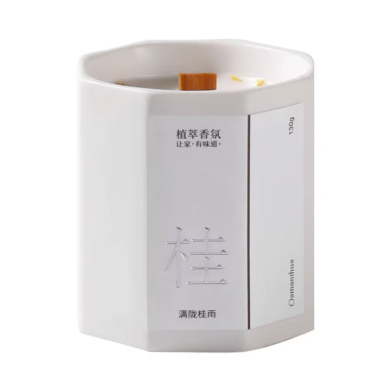 Aromatherapy Candles Ceramic Bedroom Long Lasting Osmanthus Fragrance Meditation Essential Oil Fragrance Gift Incense Sticks