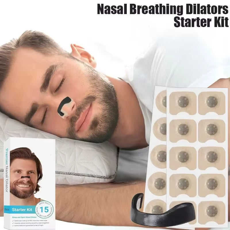 Magnetic Nasal Strips Nasal Breathing Dilators Kits