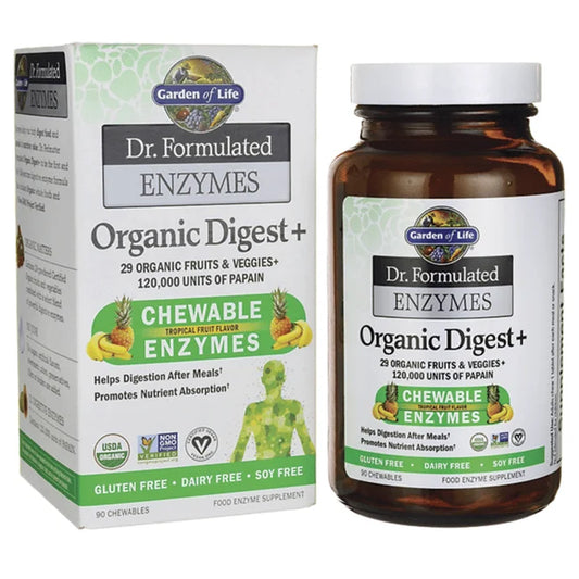 Dr. Formulated Enzymes Organic Digest + 90 Chewable Tablet