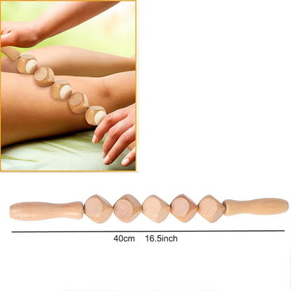 Wood Therapy Massage Tools for Body Shaping,Anti Cellulite Lymphatic Drainage,Professional Wooden Massage for Waist Sculpting