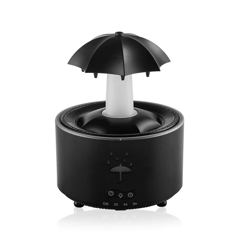 Creative Umbrella Water Drop Air Humidifier with Colorful Light Raindrop Aroma Essential Oil Diffuser Aromatherapy