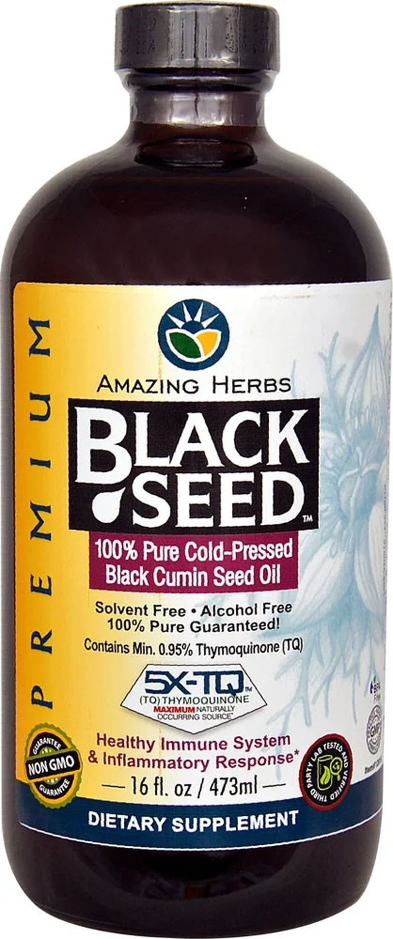 Black Seed Oil -- 16 Fl Oz