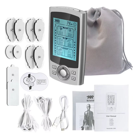 Tens Muscle Stimulator 36-Mode Electric EMS Acupuncture Body Neck Massage Digital Therapy Slimming Machine Electrostimulator