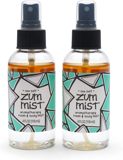 Zum Mist Room and Body Spray - Sea Salt - 4 Fl Oz (2 Pack)