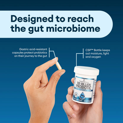 Physician'S Choice 100 Billion Advanced Probiotic Supports Occasional Constipation, Diarrhea, Gas & Bloating - Probiotics for Women & Men, 30Ct