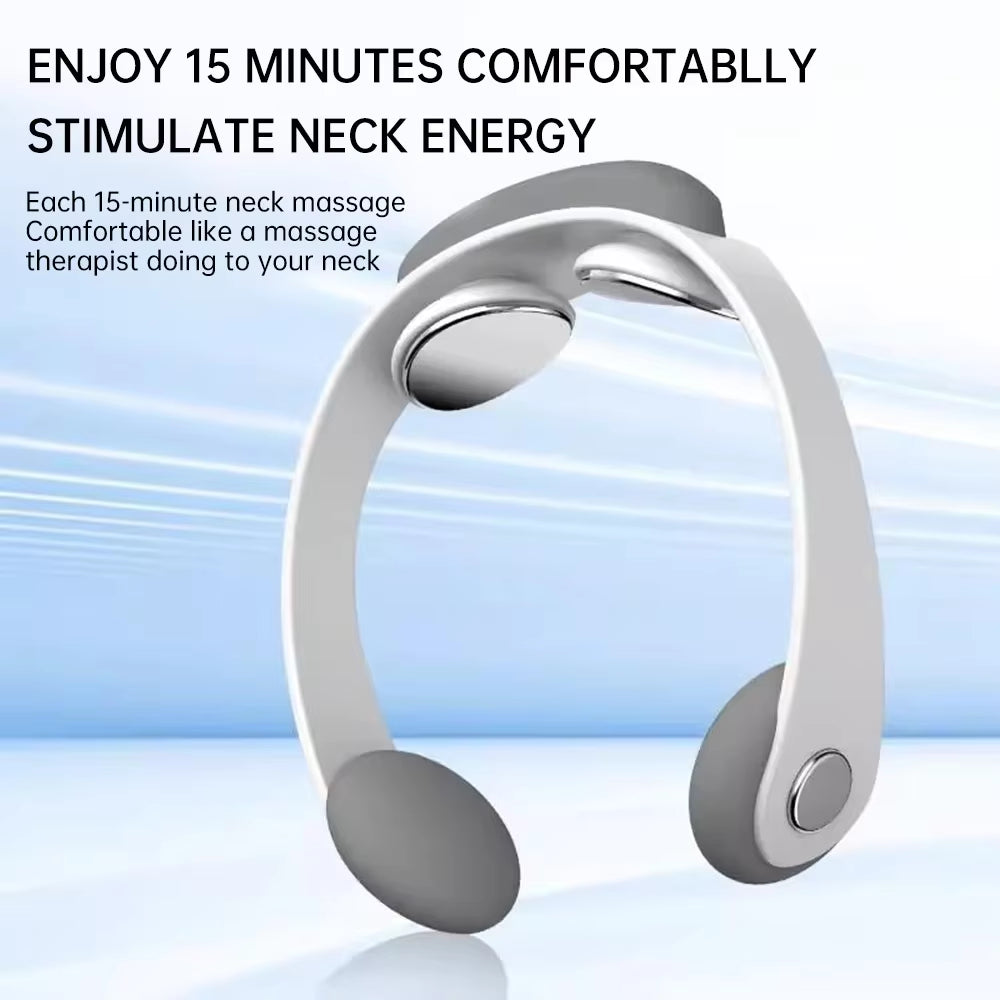 Intelligent Cervical Spine Electric Pulse Massager Relieves Shoulder Neck Pain Neck Fatigue Releases Pressure Massage Machine