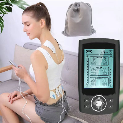 Tens Muscle Stimulator 36-Mode Electric EMS Acupuncture Body Neck Massage Digital Therapy Slimming Machine Electrostimulator